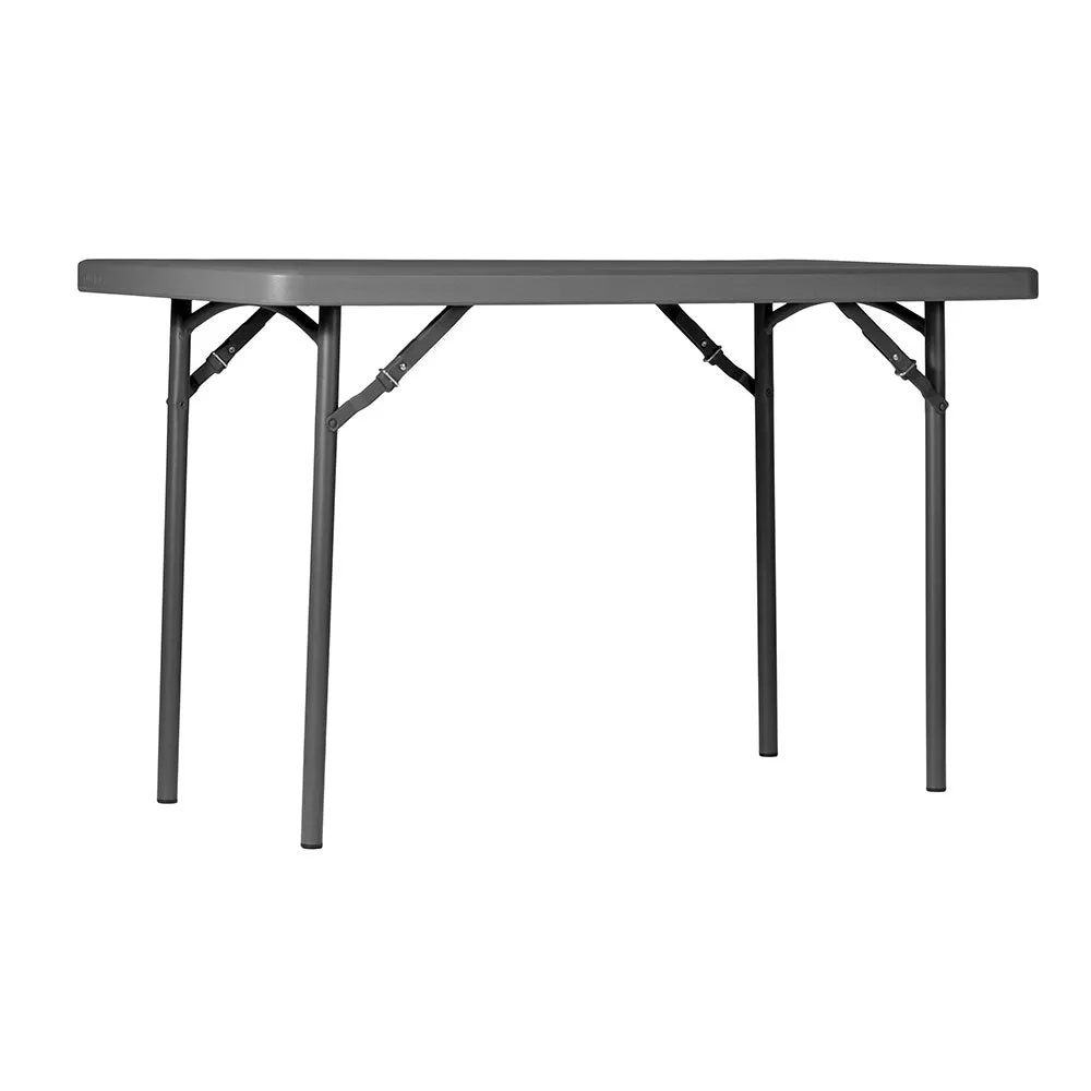 20 x Zown Rectangle Plastic Folding Tables & Trolley - 4ft x 2ft