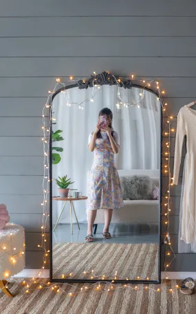 66" x 36" Full Length Mirror, Arched Mirror Hanging or Leaning Against Wall, Large  Mirror for Living Room