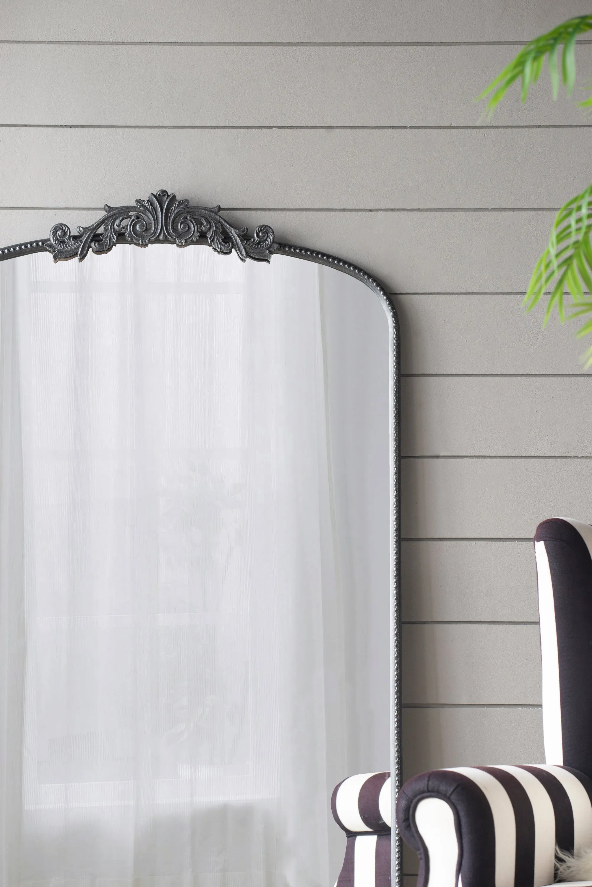 66" x 36" Full Length Mirror, Arched Mirror Hanging or Leaning Against Wall, Large  Mirror for Living Room