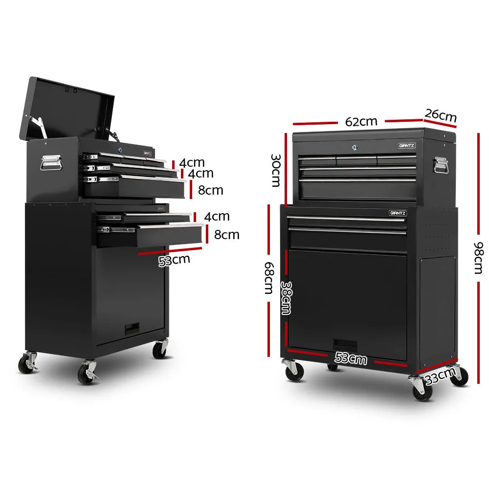 7 Drawer Tool Box Cabinet Trolley with Lockable Drawers – Giantz