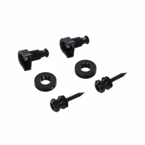 Allparts Schaller S-Lock System Strap Locks Black