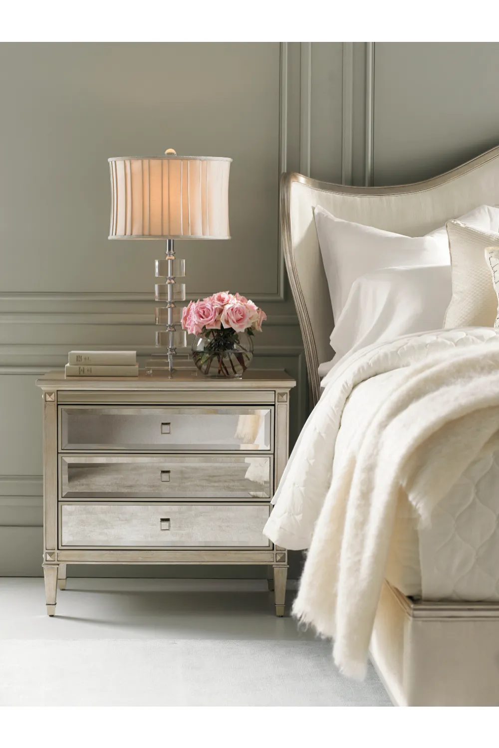 Antique Mirror Nightstand | Caracole A Classic Beauty