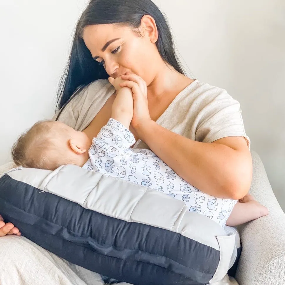babystudio Breast Feeding Pillow with toybar
