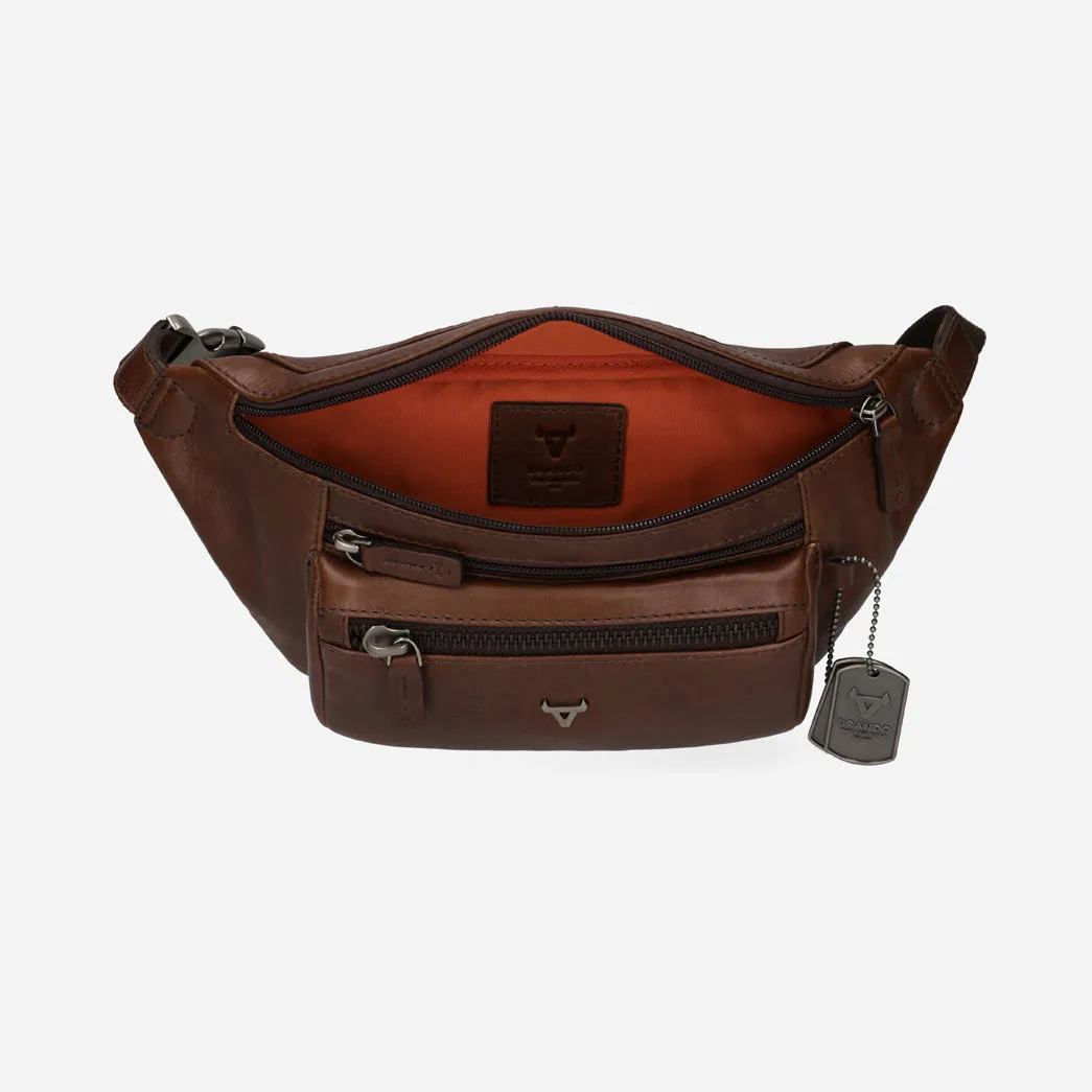 Brosnan Waist Bag, Brown