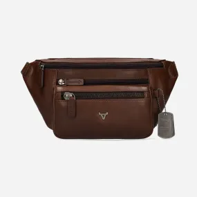 Brosnan Waist Bag, Brown
