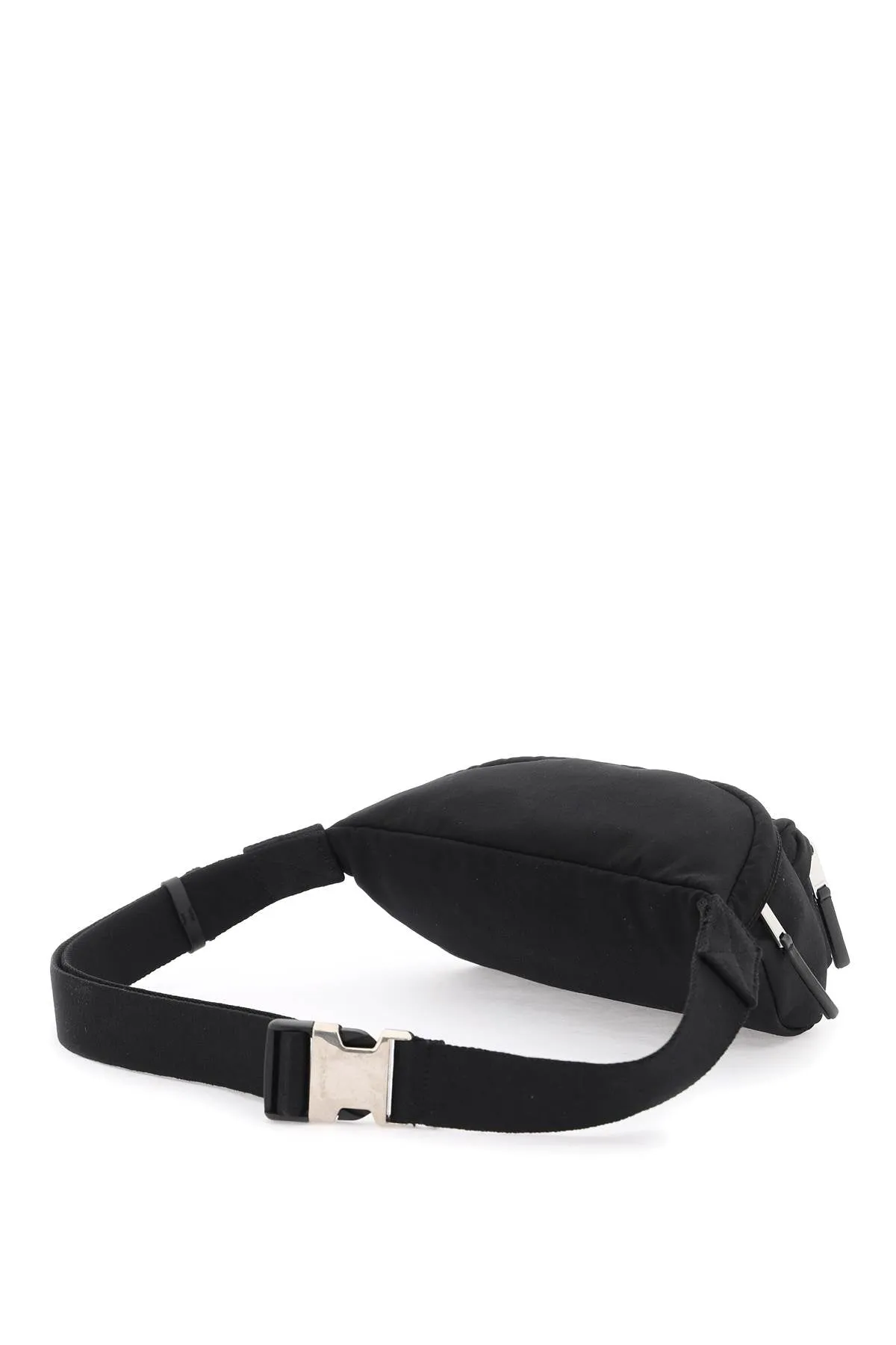 canvas waist bag with embroidered logo.