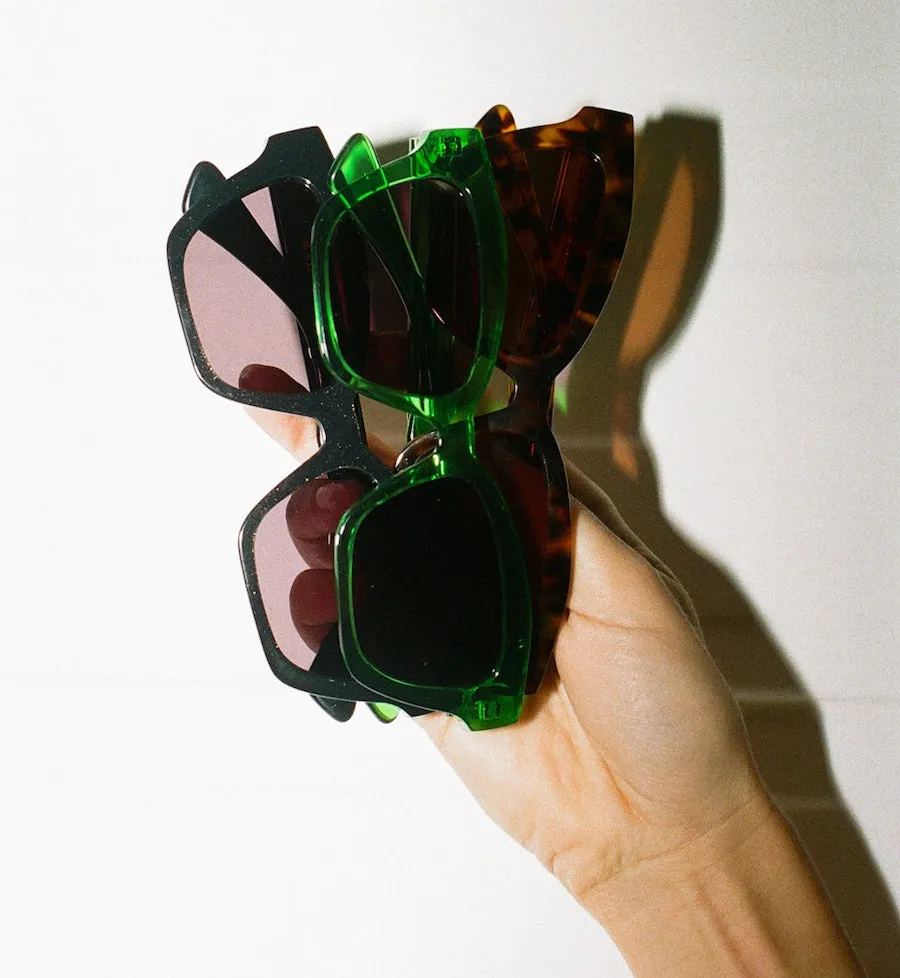 Cat Eye Crow Sunglasses