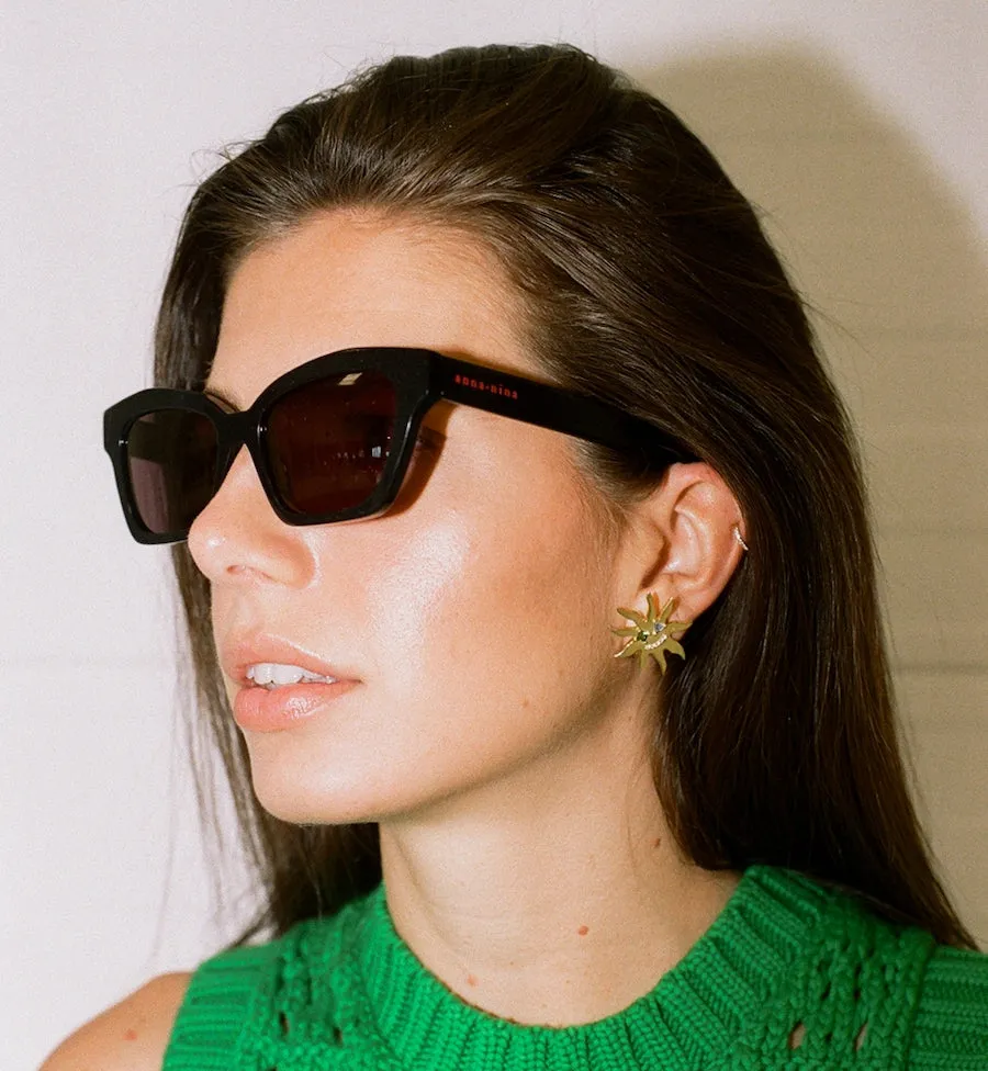 Cat Eye Crow Sunglasses