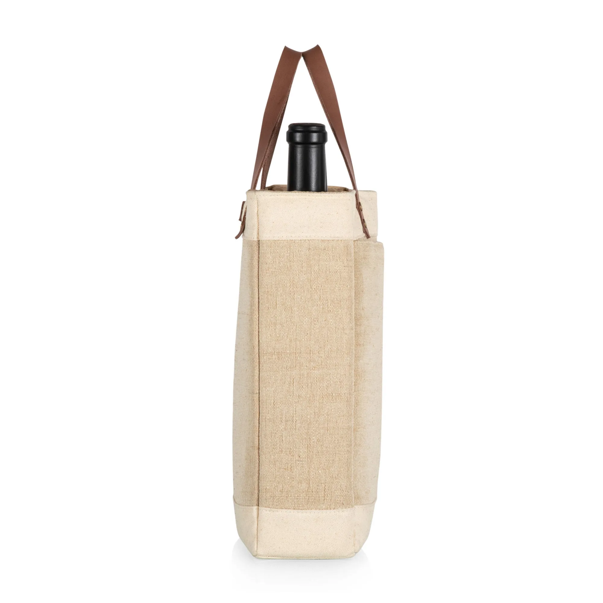 Columbus Blue Jackets - Pinot Jute 2 Bottle Insulated Wine Bag