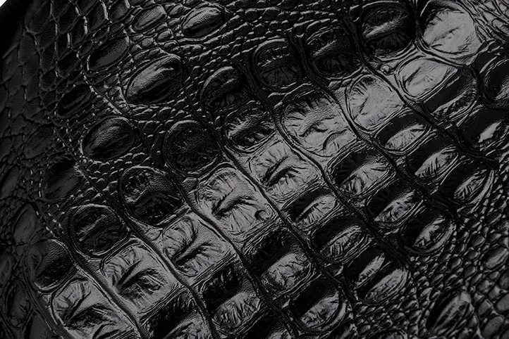 Crocodile Pattern Leather Backpack Fashion Travel Bag