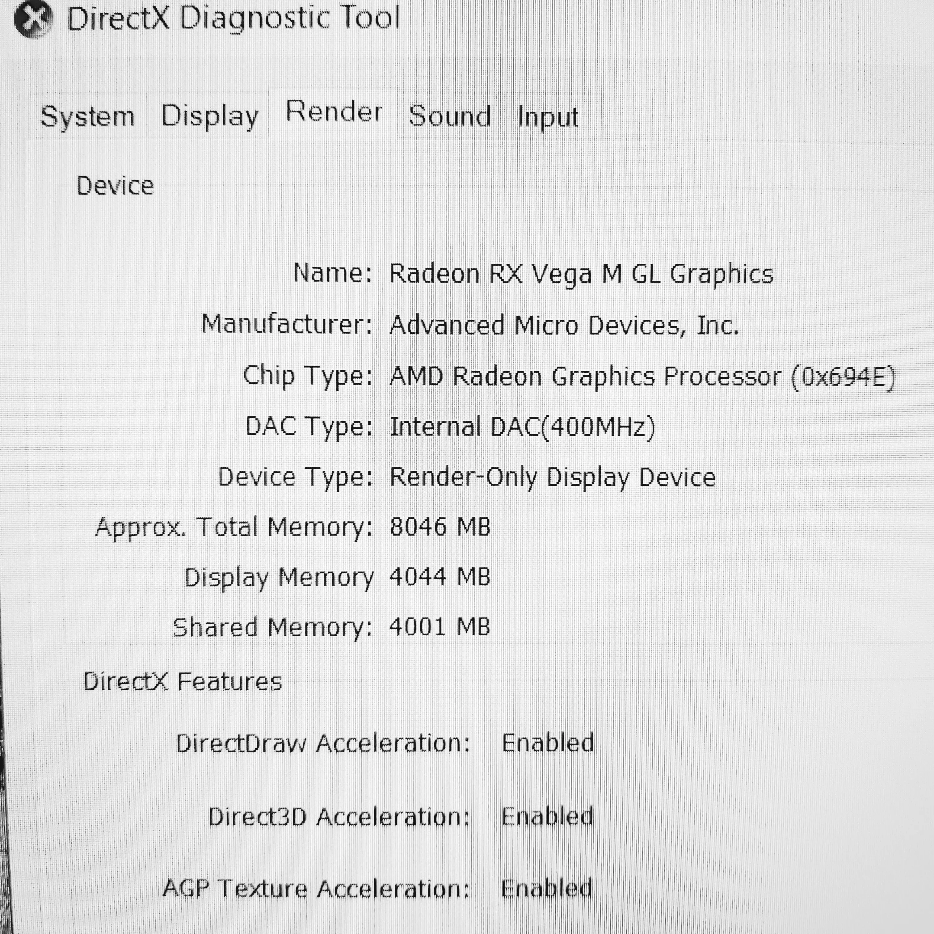 Dell XPS 15 9575 2in1 15.6" i7-8705G RX Vega 4gb Laptop (Used Very Clean)