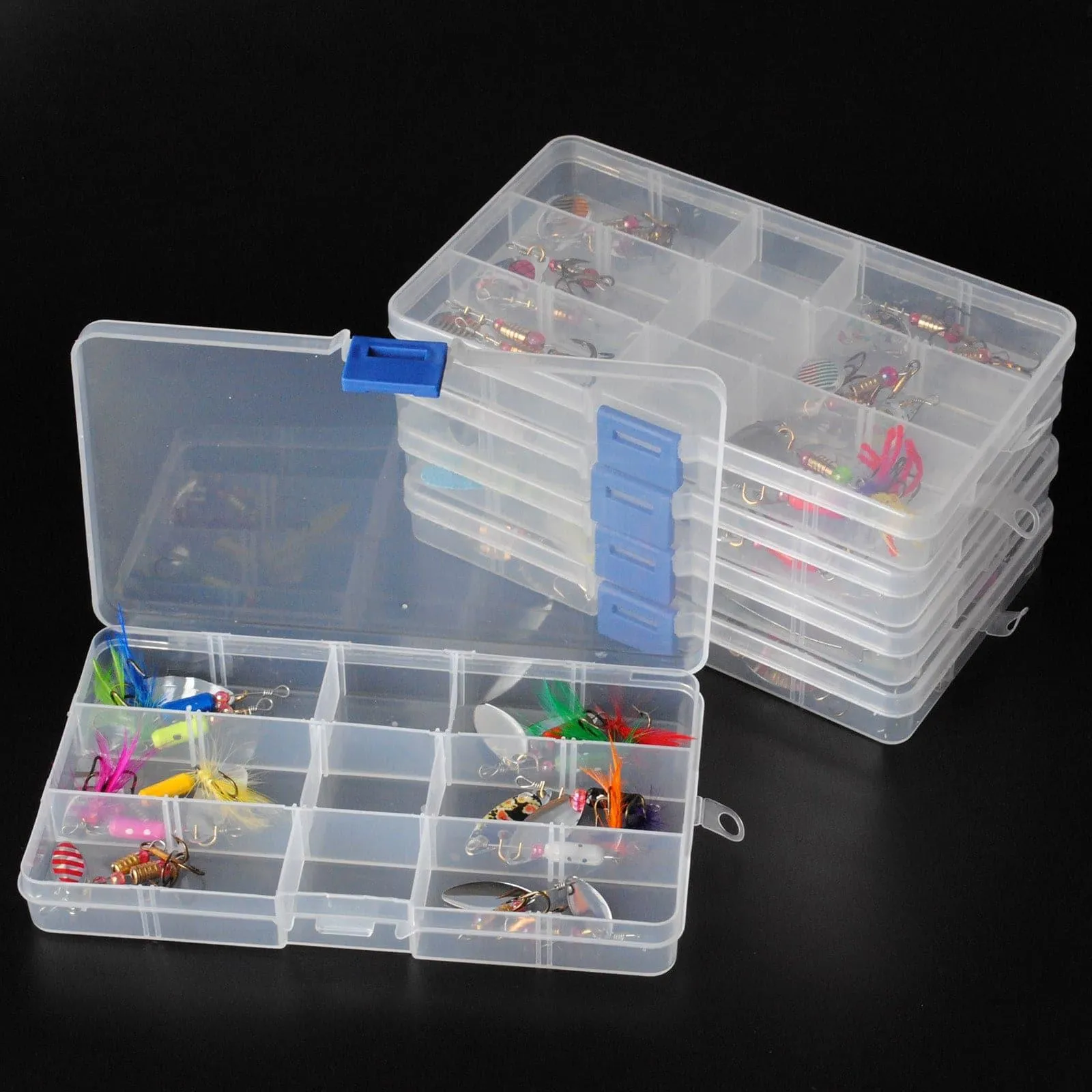Dr.Fish 60pcs Spinners Spoons Hardbaits Kit