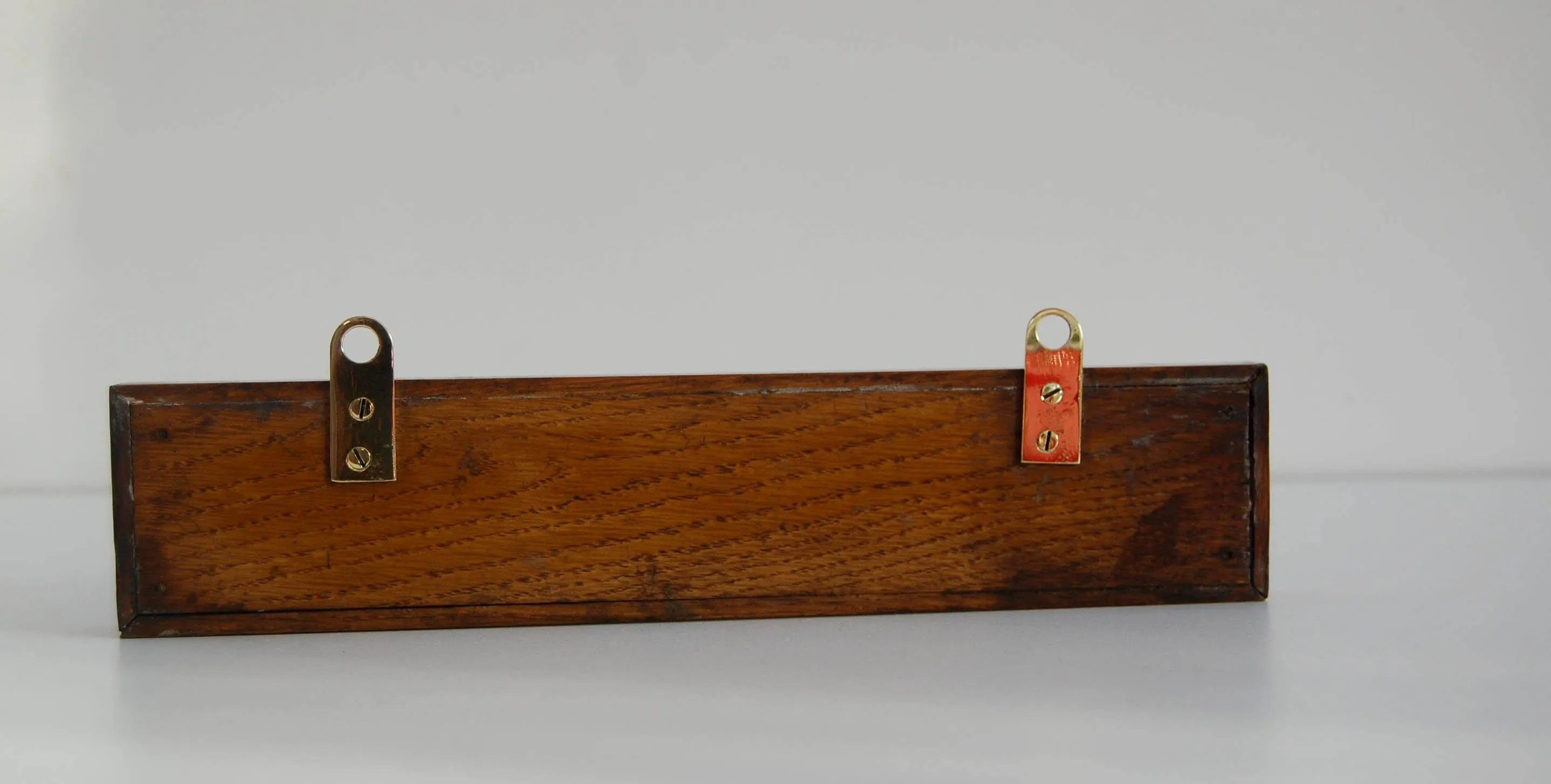 Early nineteenth Century Oak Cased Rutherford Type Minimum Thermometer by Adie & Son Edinburgh