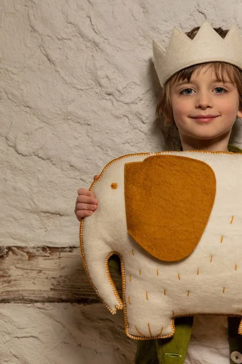 Elephant Pasu Cushion by Muskhane