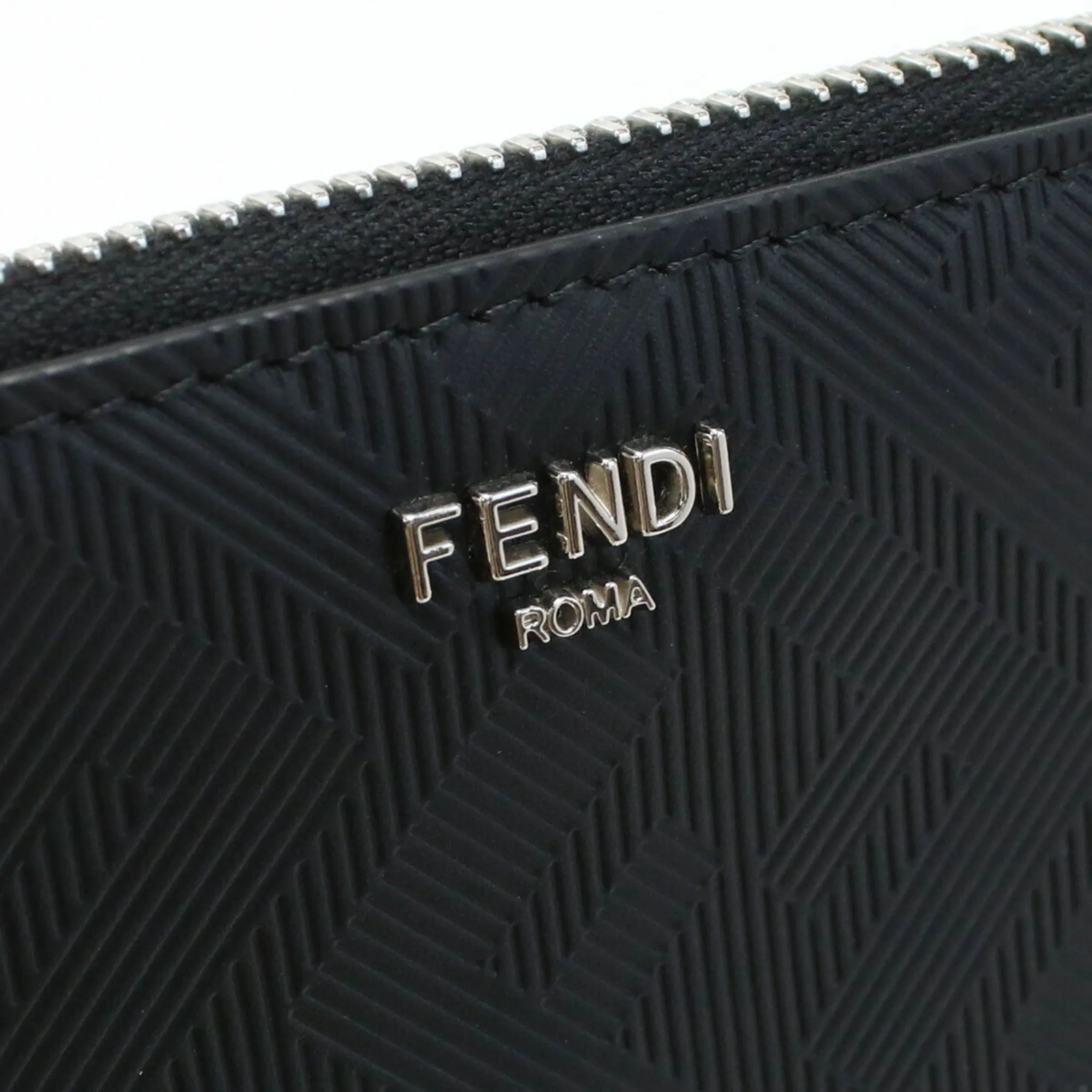 FENDI Shadow Flat Clutch 7N0132 AJF4 F19KP Bag Leather Men's