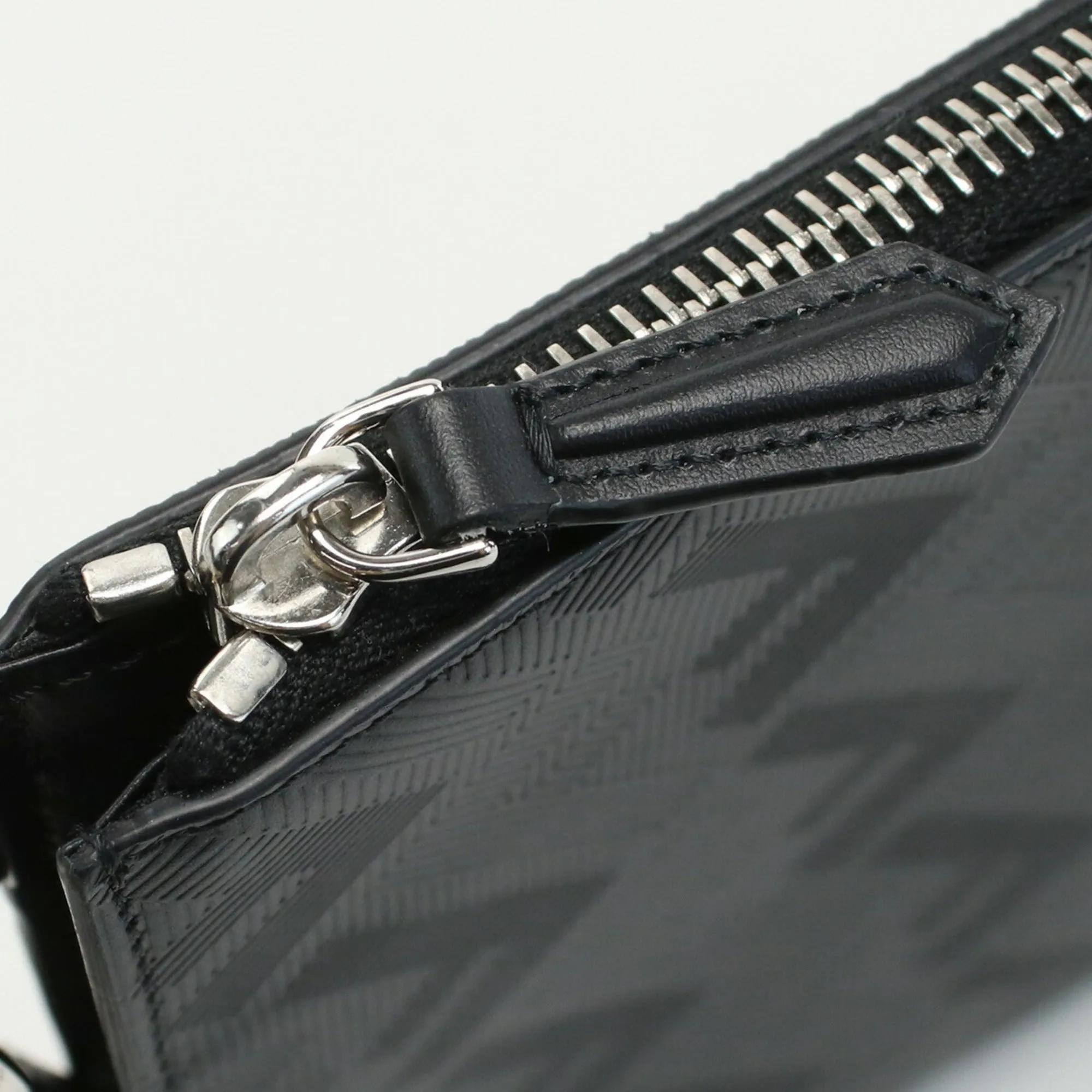 FENDI Shadow Flat Clutch 7N0132 AJF4 F19KP Bag Leather Men's
