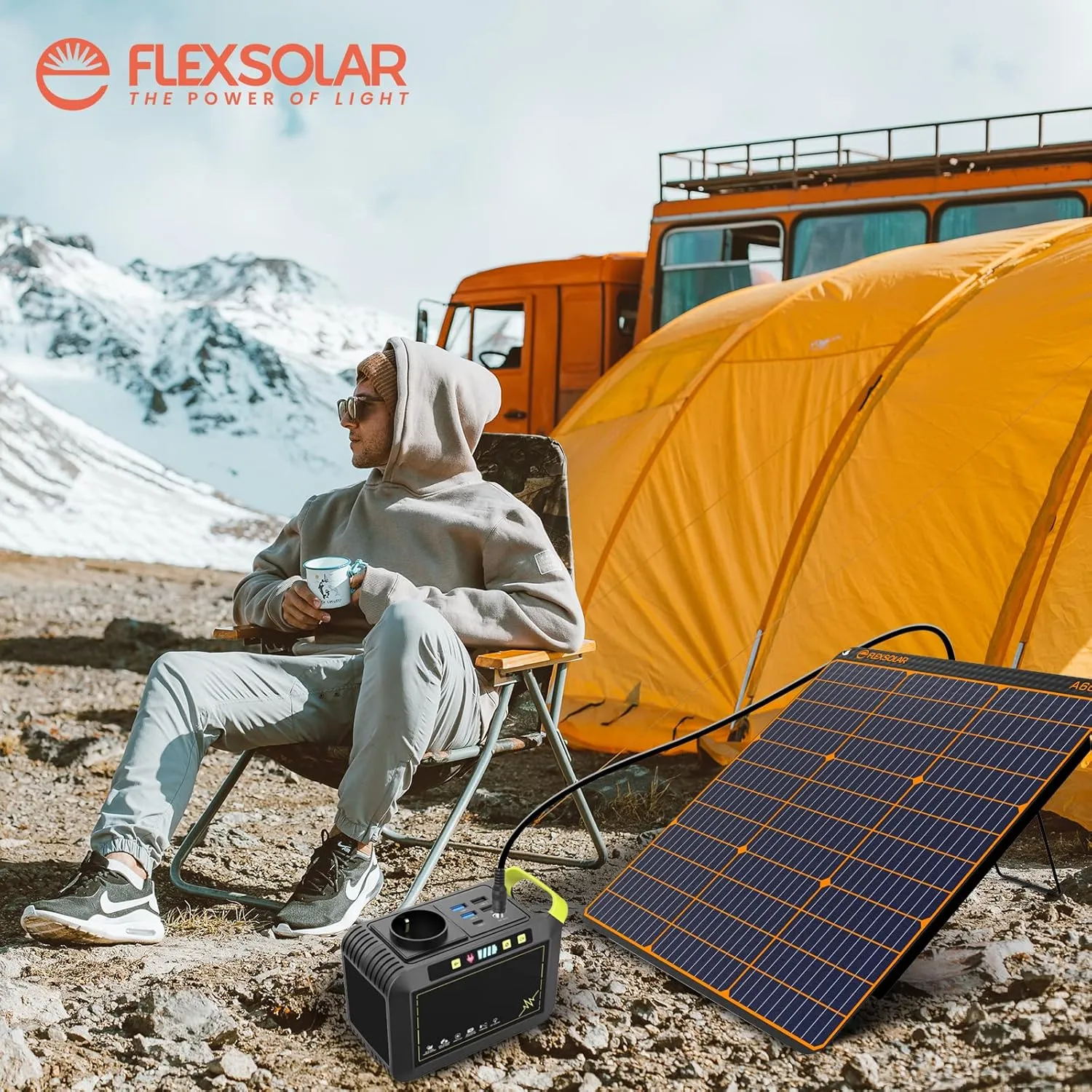 FlexSolar® A60 Portable Solar Panel Charger | 60W