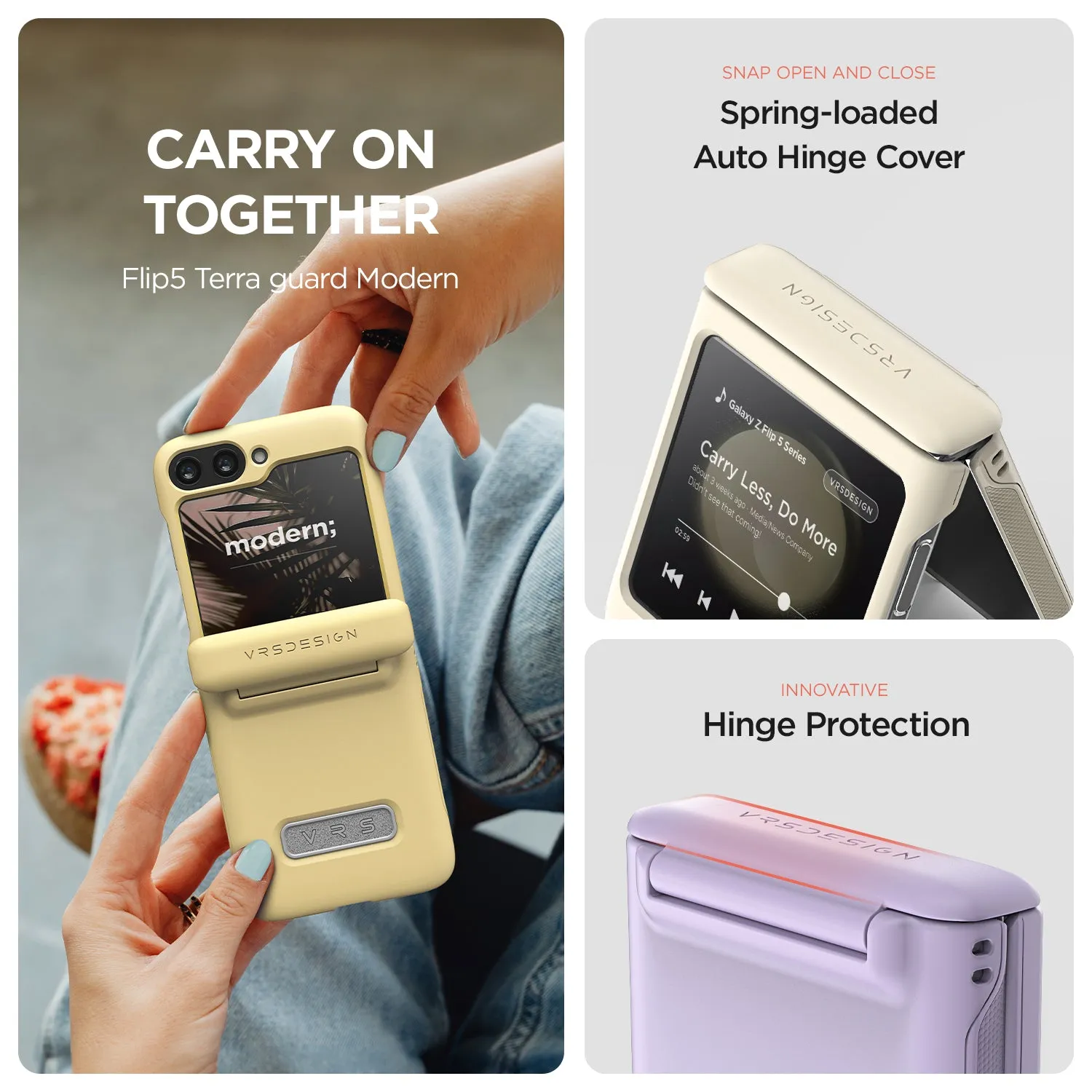 Galaxy Z Flip 5 Case Terra Guard Modern