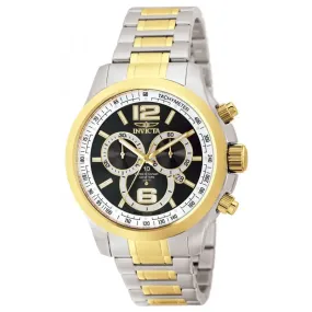 Invicta Men's Specialty Chronograph 100m Silver/Gold Stainless Steel Watch 0080