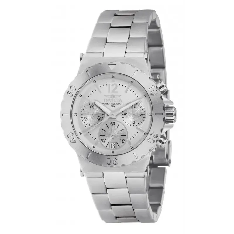 Invicta Men's Specialty Chronograph Analog Quartz Stainless Steel Watch 1275