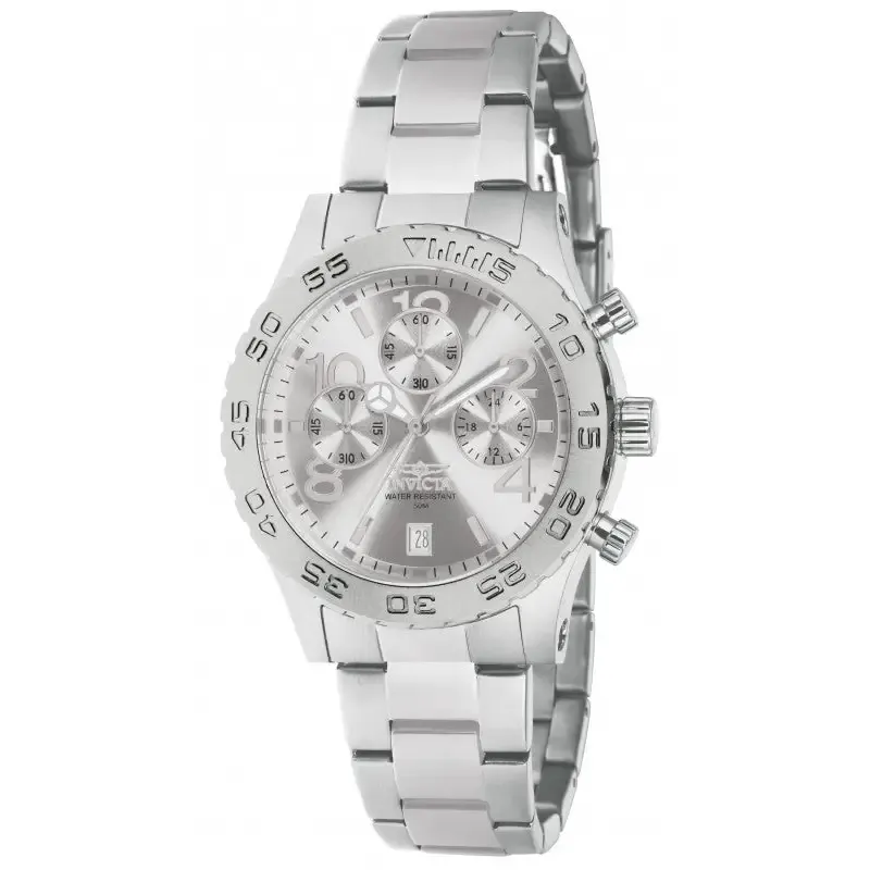 Invicta Men's Specialty Chronograph Analog Quartz Stainless Steel Watch 1278
