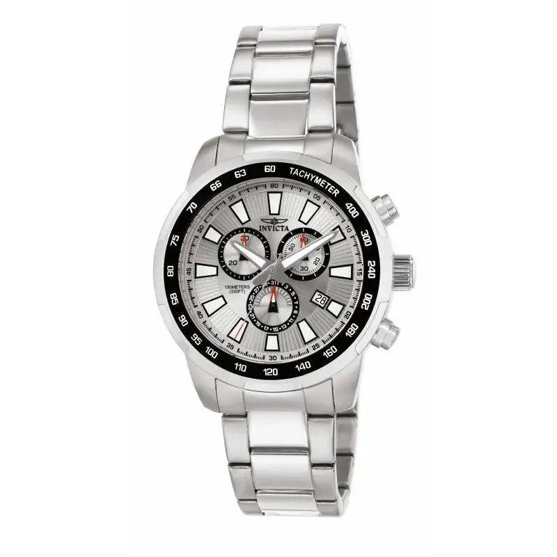 Invicta Men's Specialty Chronograph Analog Quartz Stainless Steel Watch 1554