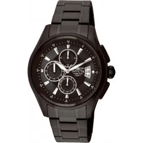 Invicta Men's Specialty Chronograph Quartz Black Stainless Steel Watch 1486