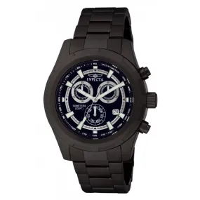 Invicta Men's Specialty Chronograph Quartz Black Stainless Steel Watch 1563