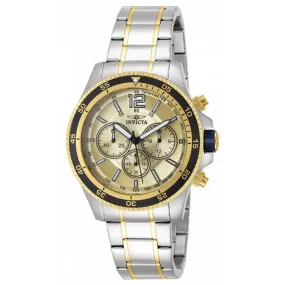 Invicta Men's Specialty Chronograph Quartz Two Toned Stainless Steel Watch 13976
