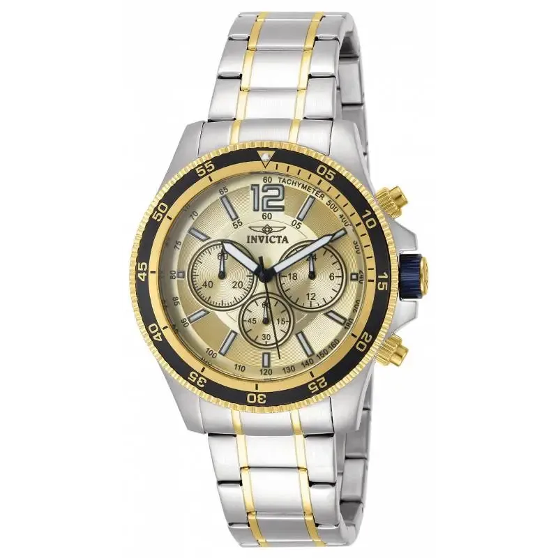 Invicta Men's Specialty Chronograph Quartz Two Toned Stainless Steel Watch 13976