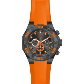 Invicta Men's Specialty Chronograph Stainless Steel Orange Silicone Watch 21458