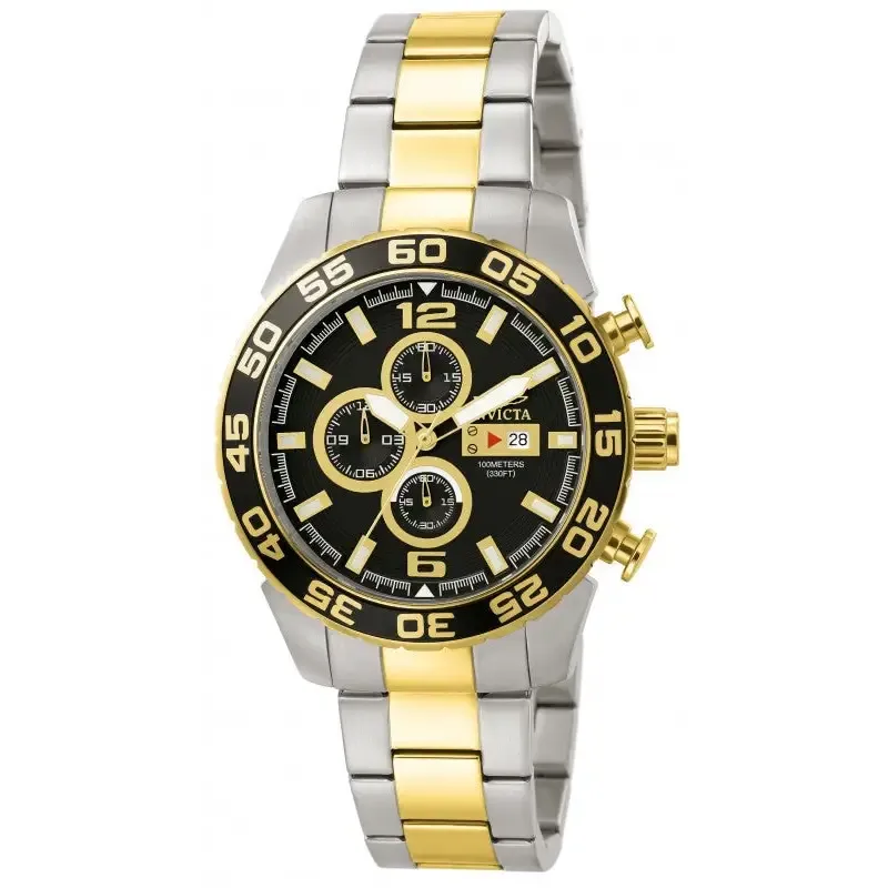 Invicta Men's Specialty Chronograph Two Toned Stainless Steel Watch 1015