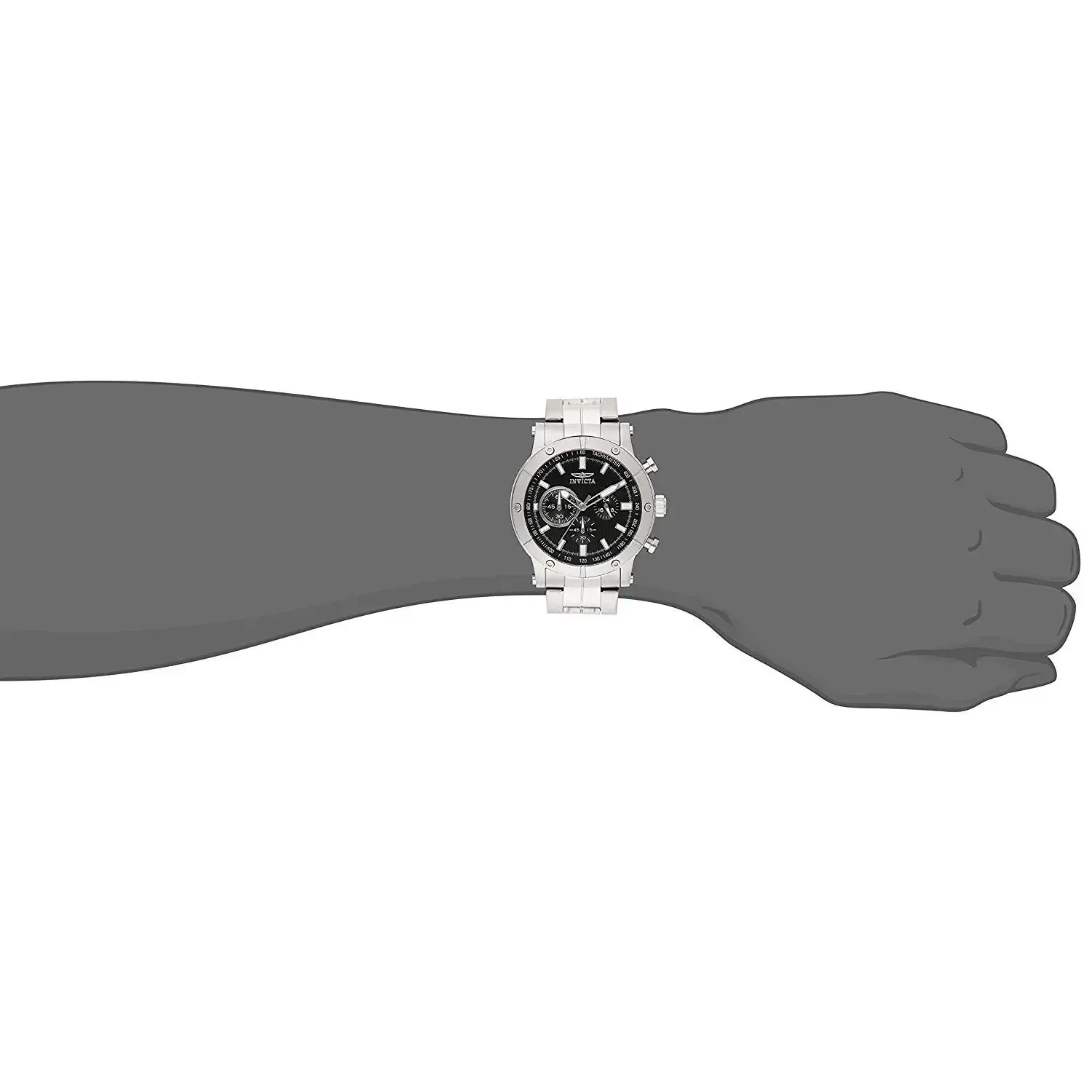 Invicta Men's Specialty Quartz Chronograph 100m Stainless Steel Watch 18161