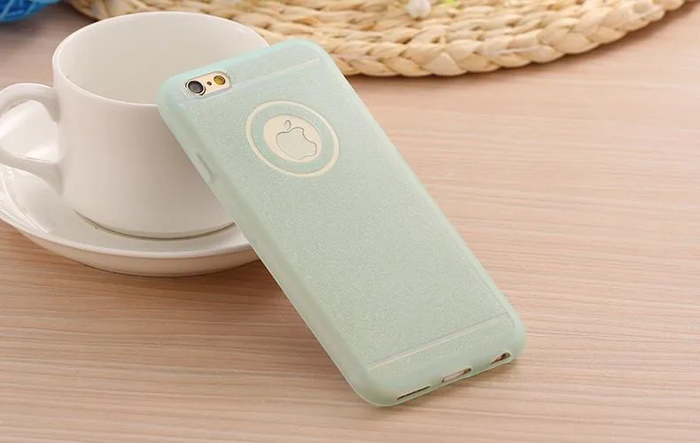 iPhone 6s 6 case Ultra Slim Shining Rubber Protective Back Cover