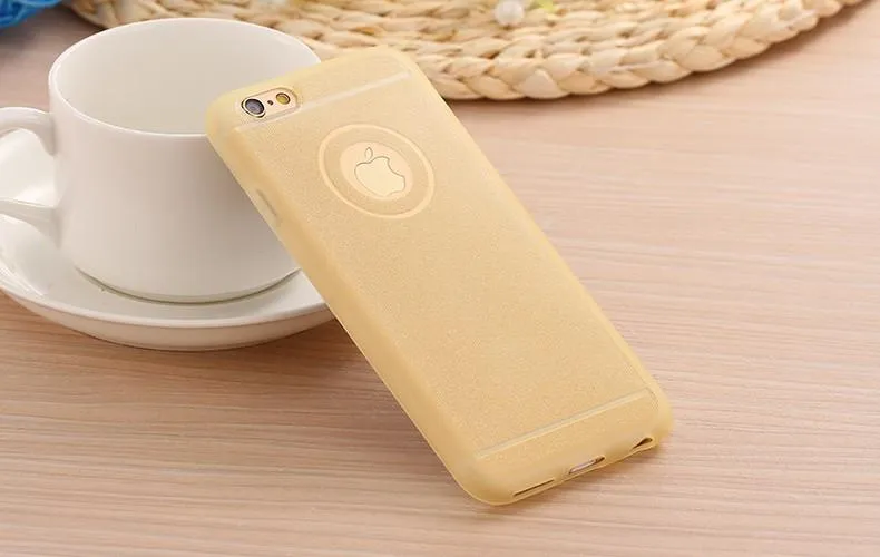 iPhone 6s 6 case Ultra Slim Shining Rubber Protective Back Cover