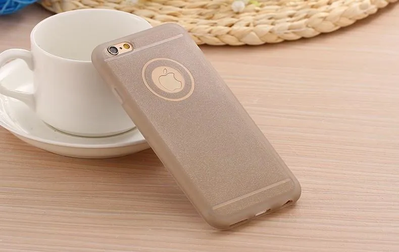 iPhone 6s 6 case Ultra Slim Shining Rubber Protective Back Cover