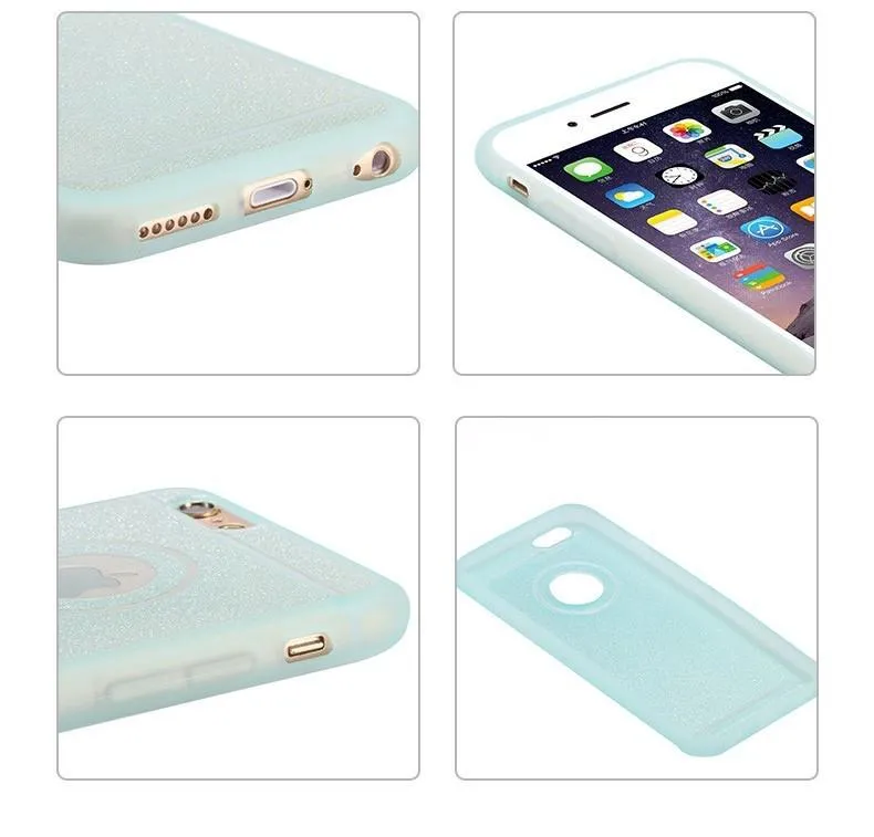 iPhone 6s 6 case Ultra Slim Shining Rubber Protective Back Cover