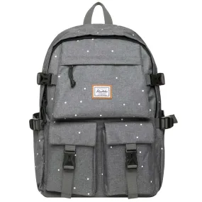 KAUKKO Backpack for School, KS22 ( Grey-2 / 18.4L )