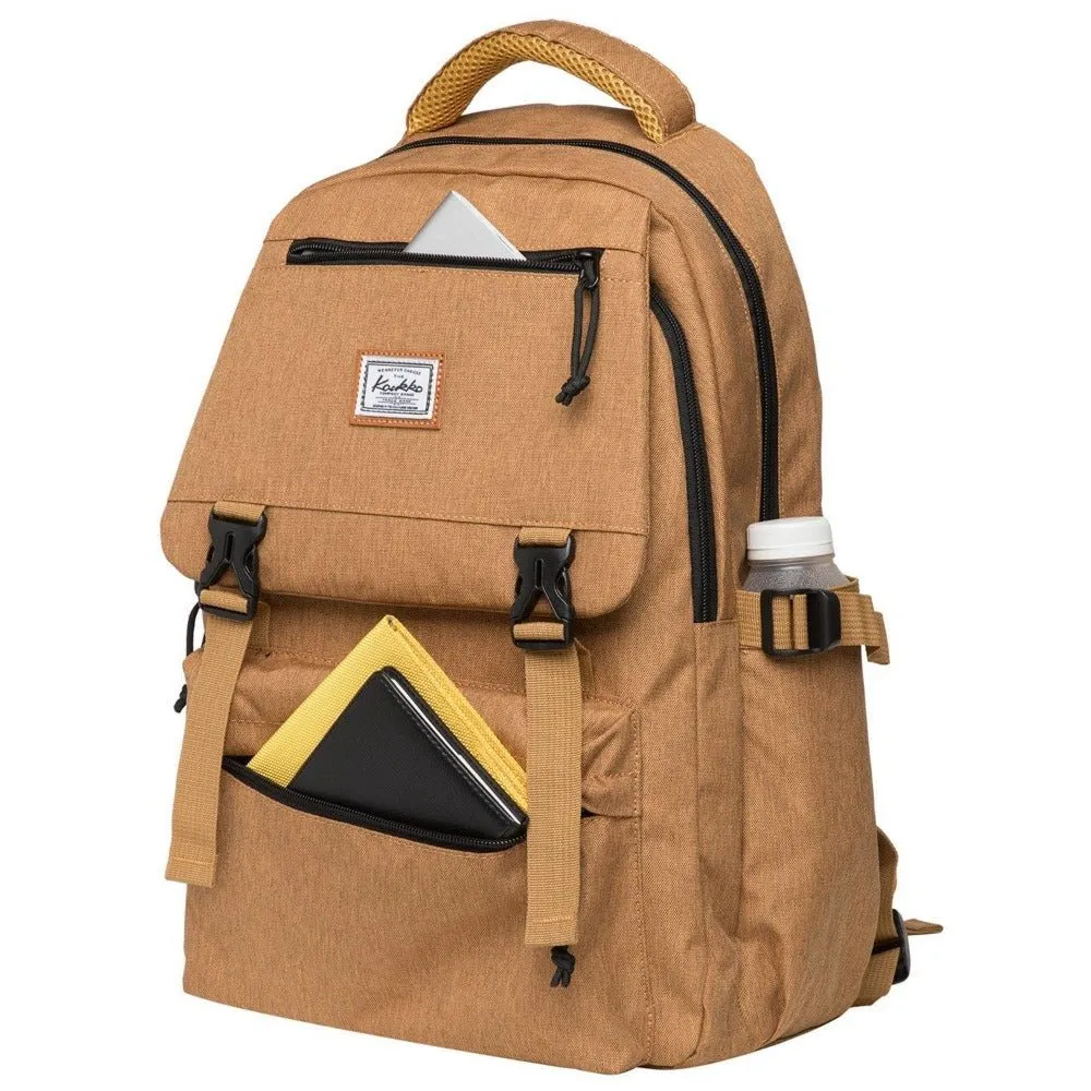 KAUKKO Backpack for School,  KS23 ( Yellow / 18.4L )