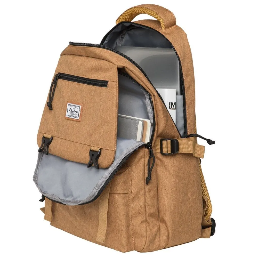 KAUKKO Backpack for School,  KS23 ( Yellow / 18.4L )