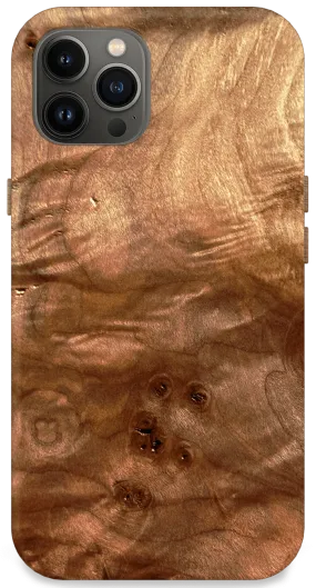 Kerf Select Silver Maple Burl Phone Case