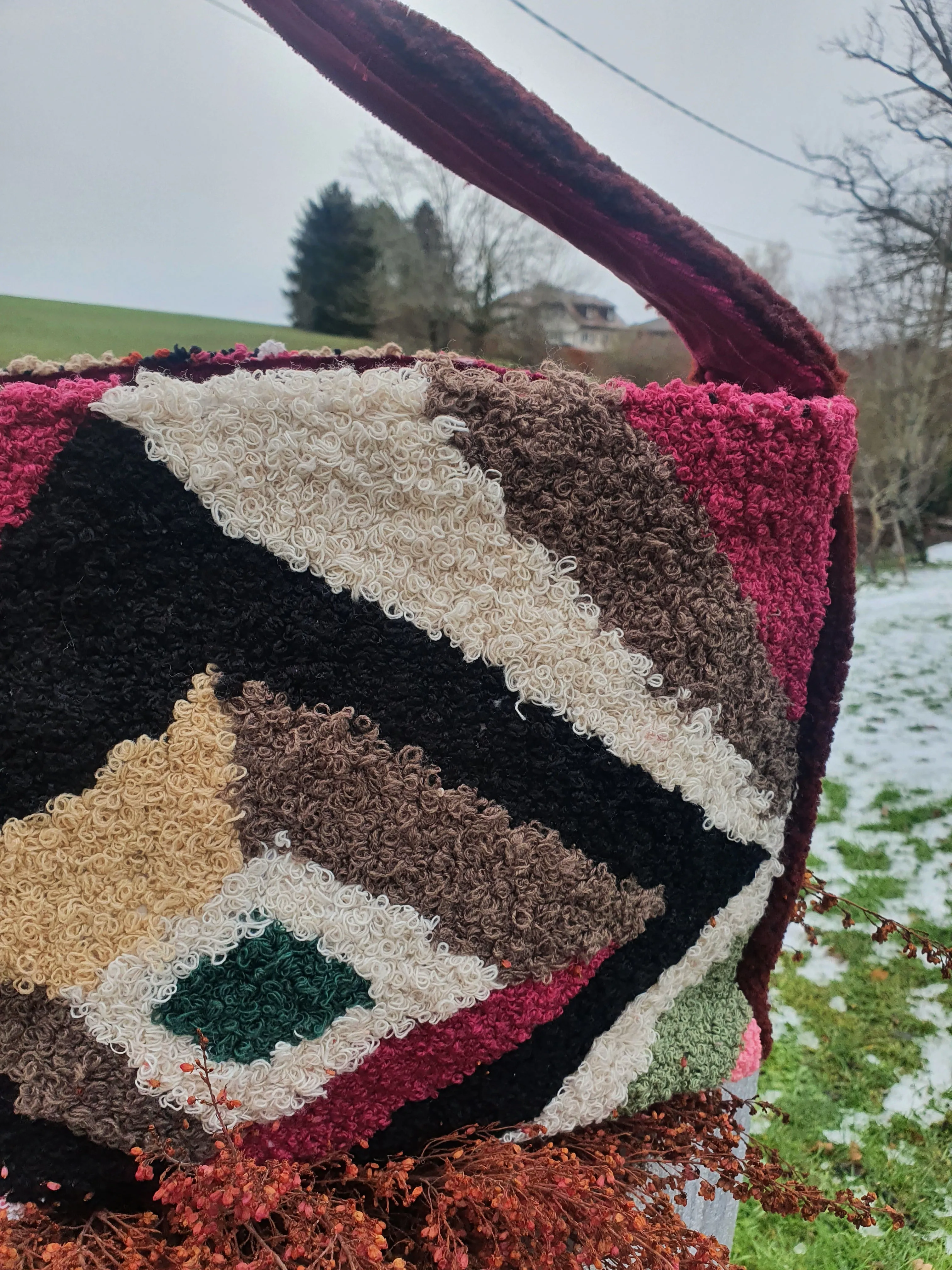 leather & fabric bags LINDA