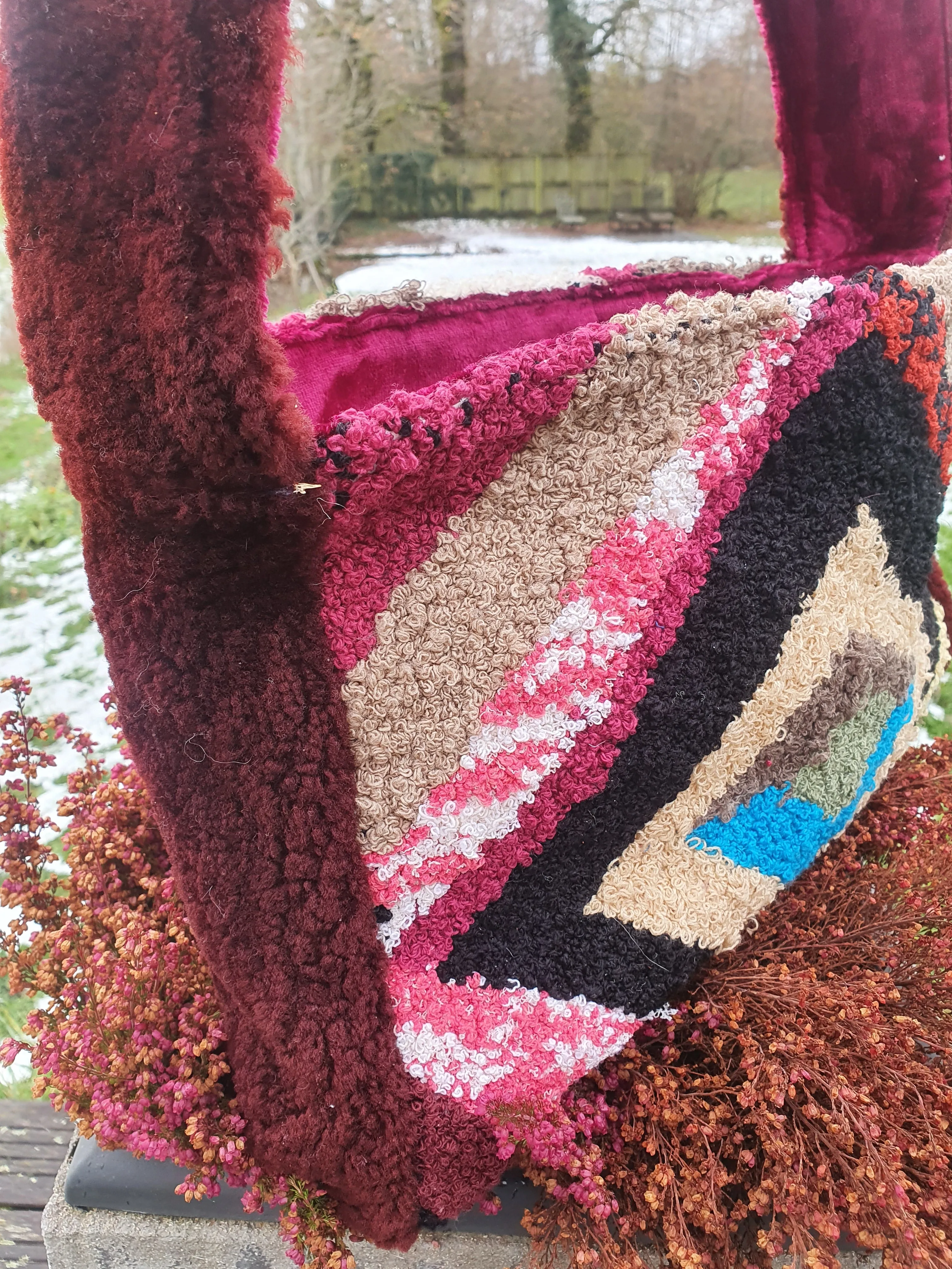 leather & fabric bags LINDA