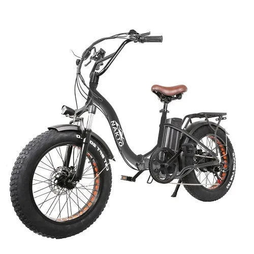 Nakto Folding OX Fat Tire 20" Folding Electric Bike