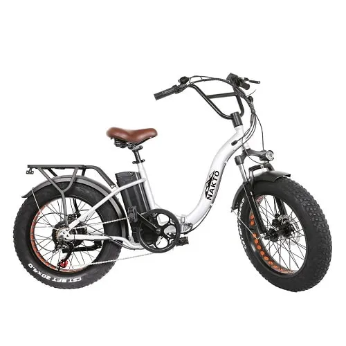 Nakto Folding OX Fat Tire 20" Folding Electric Bike