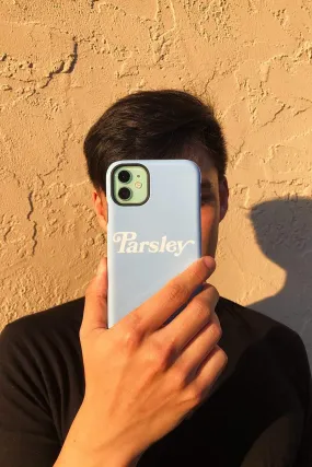 Newton Nguyen 'PARSLEY' Pastel Blue Phone Case