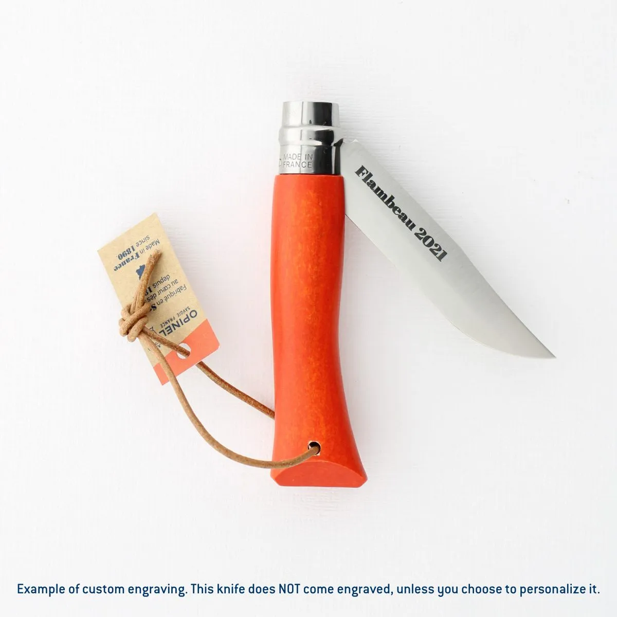 No.07 Stainless Steel Pocket Knife with Lanyard