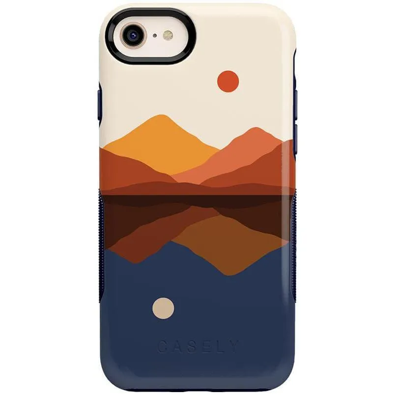 Opposites Attract | Day & Night Colorblock Mountains Case