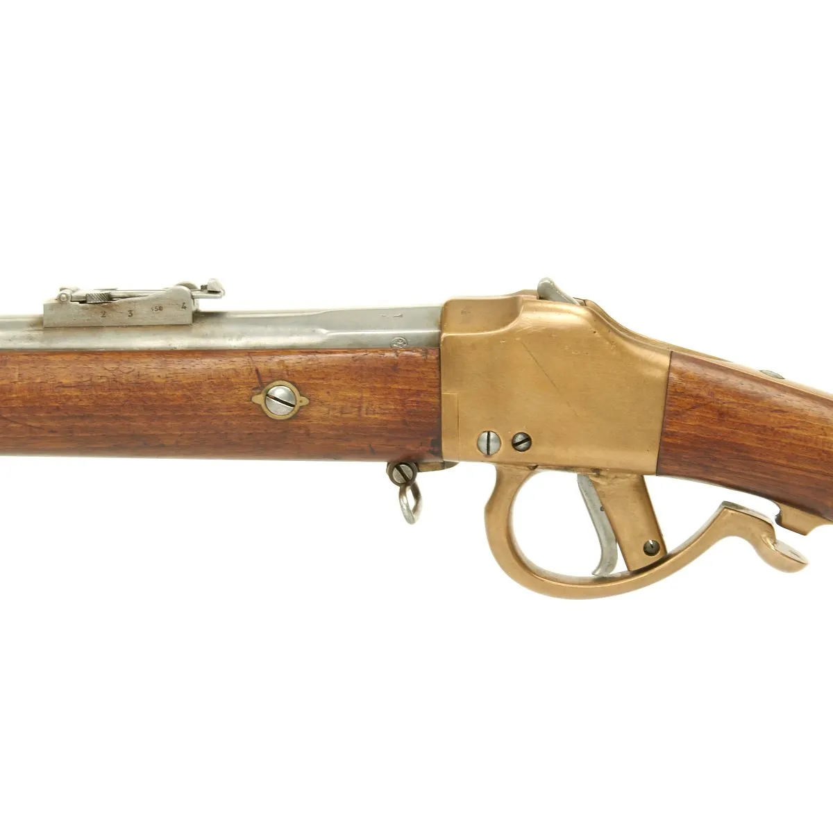 Original Belgian Brass-Framed M-1870 Comblain Infantry Falling Block Rifle