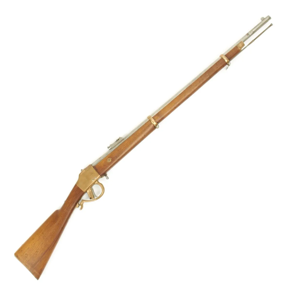 Original Belgian Brass-Framed M-1870 Comblain Infantry Falling Block Rifle